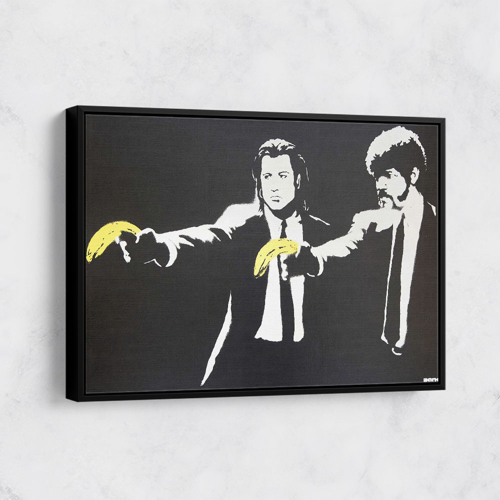 Pulp Fiction Banksy Wall Art